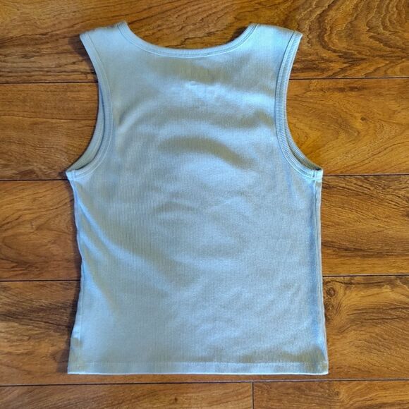 DISNEY STITCH Hawaii Paradise Surf Club Ribbed Crop Tank Top Medium - Picture 8 of 9